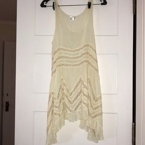 Free People Cream Dress